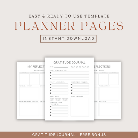 Daily Planner Template Bundle